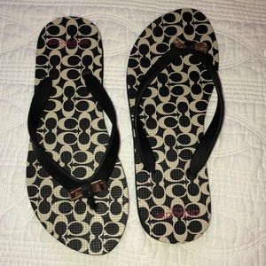 COACH flip-flops — Never Been Worn